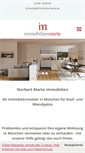 Mobile Screenshot of immobilienmarte.de